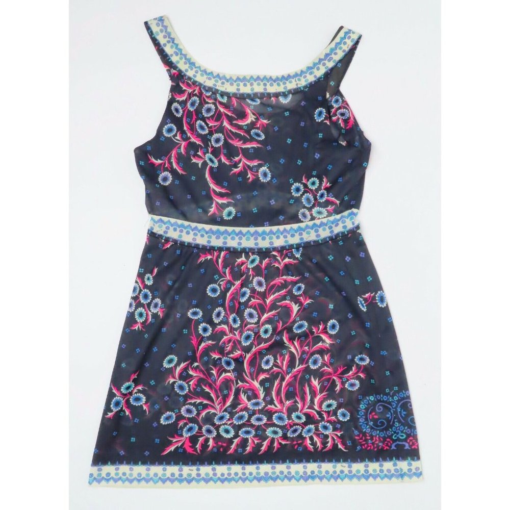 Vintage Emilio Pucci EPFR 60s 70s Mini Shift Lingerie Nighty Slip Dress XS S - Picture 11 of 12